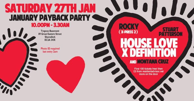 Rocky (X-Press 2) headlines the House Love January Payback