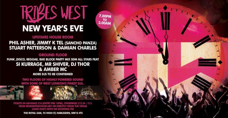 Tribes West – Top line up for NYE in West London